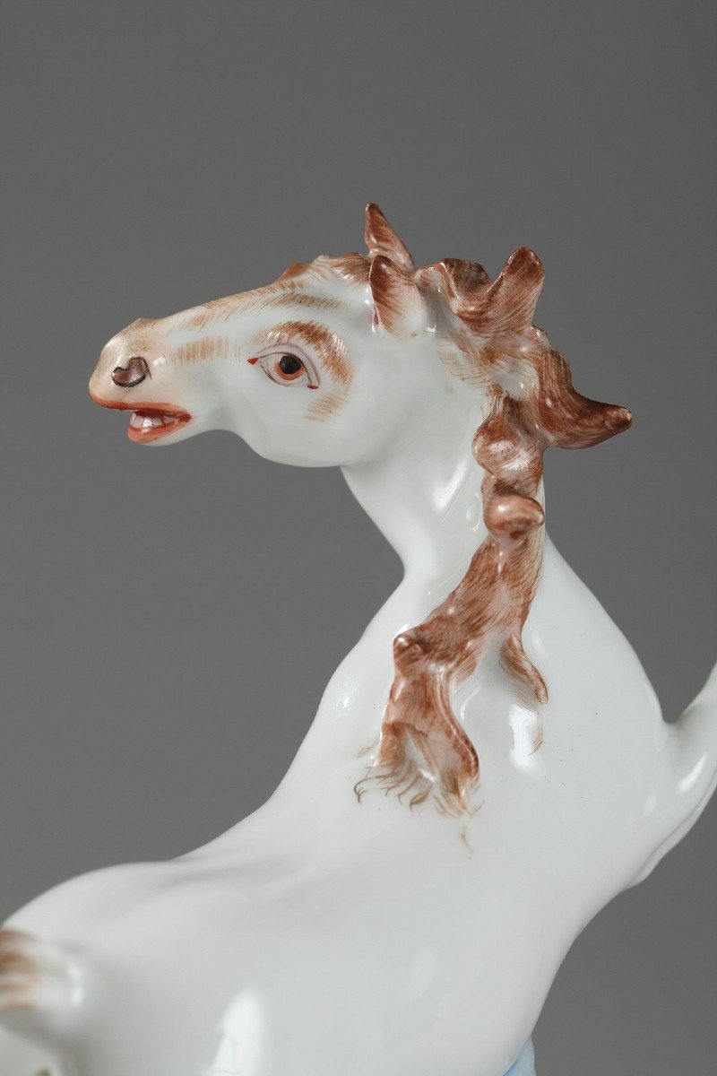 Paire De Chevaux En Porcelaine Manufacture Samson-photo-3