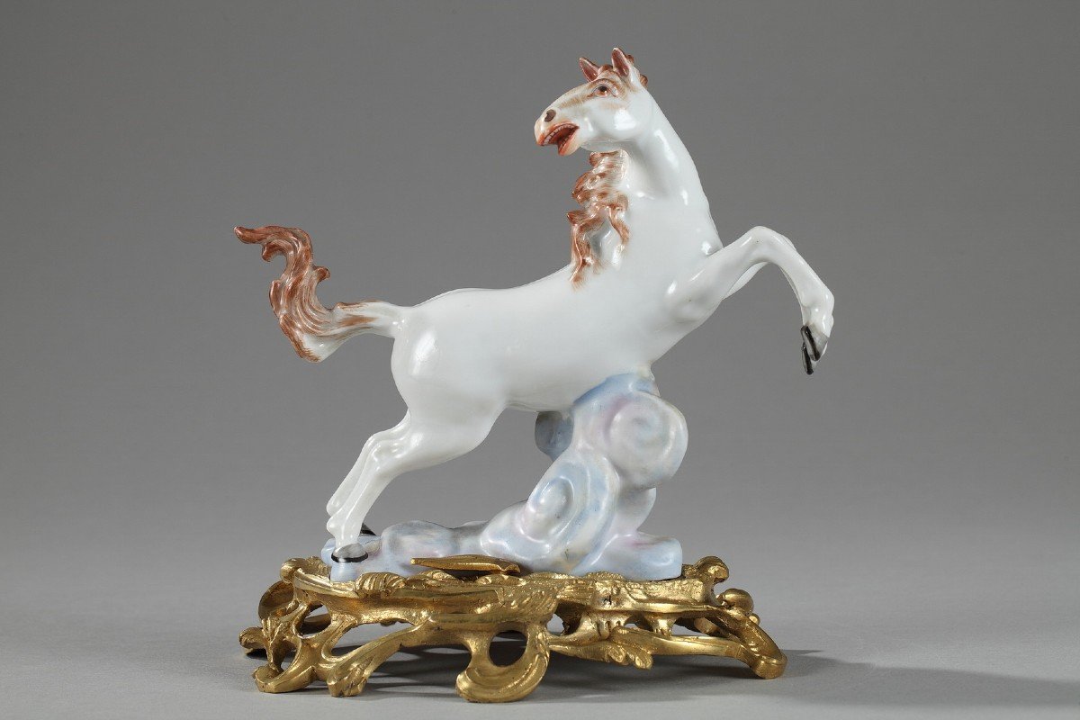 Paire De Chevaux En Porcelaine Manufacture Samson-photo-5