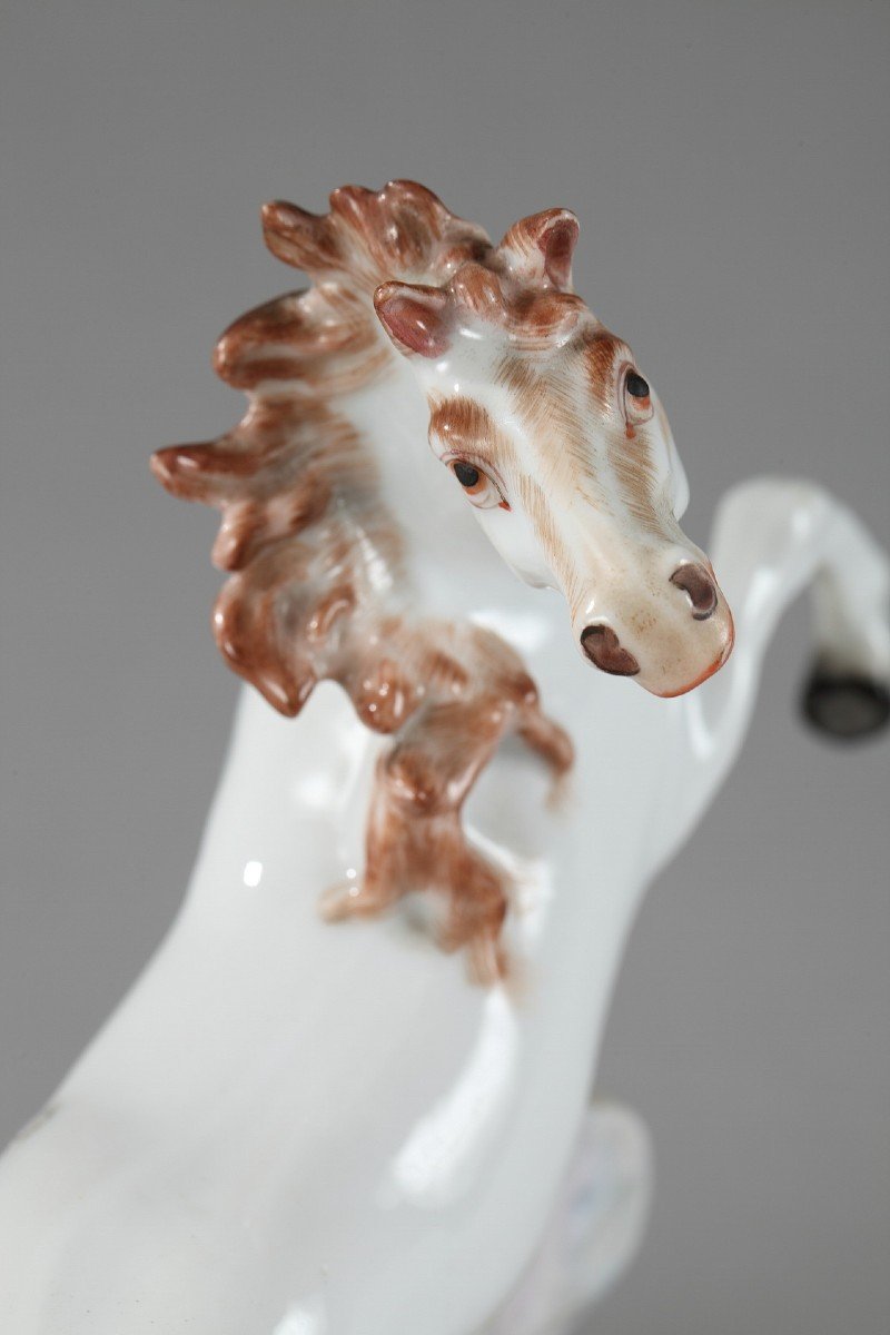 Paire De Chevaux En Porcelaine Manufacture Samson-photo-6