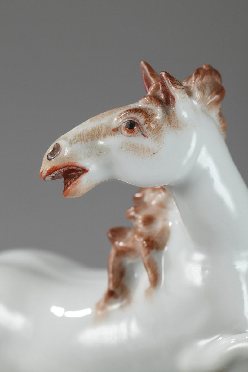 Paire De Chevaux En Porcelaine Manufacture Samson-photo-7