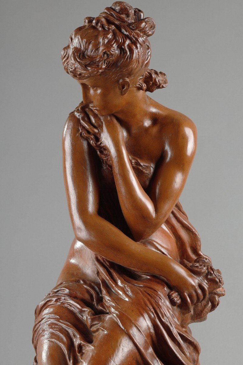 Patinated Terracotta Proof By Mathurin Moreau-photo-2