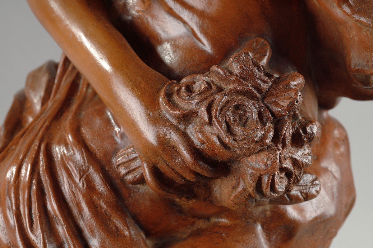 Patinated Terracotta Proof By Mathurin Moreau-photo-6