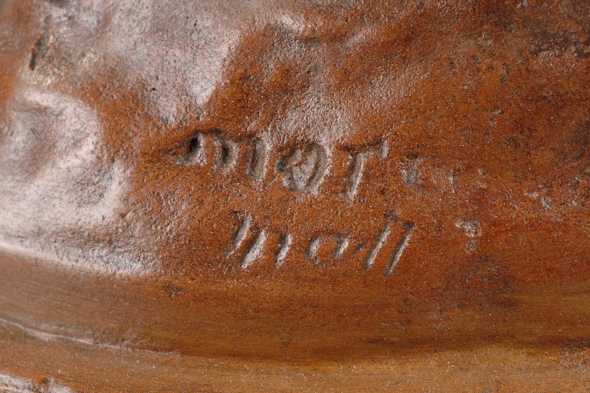 Patinated Terracotta Proof By Mathurin Moreau-photo-7