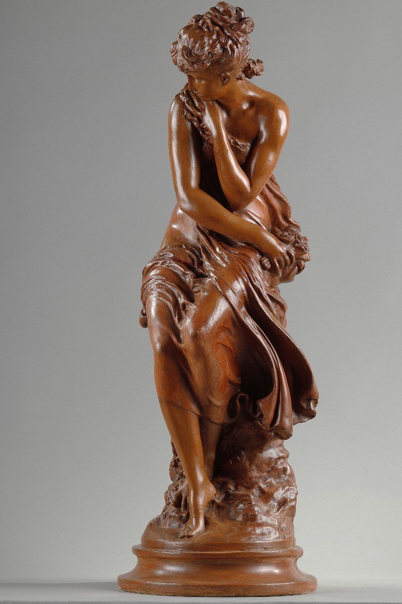 Patinated Terracotta Proof By Mathurin Moreau