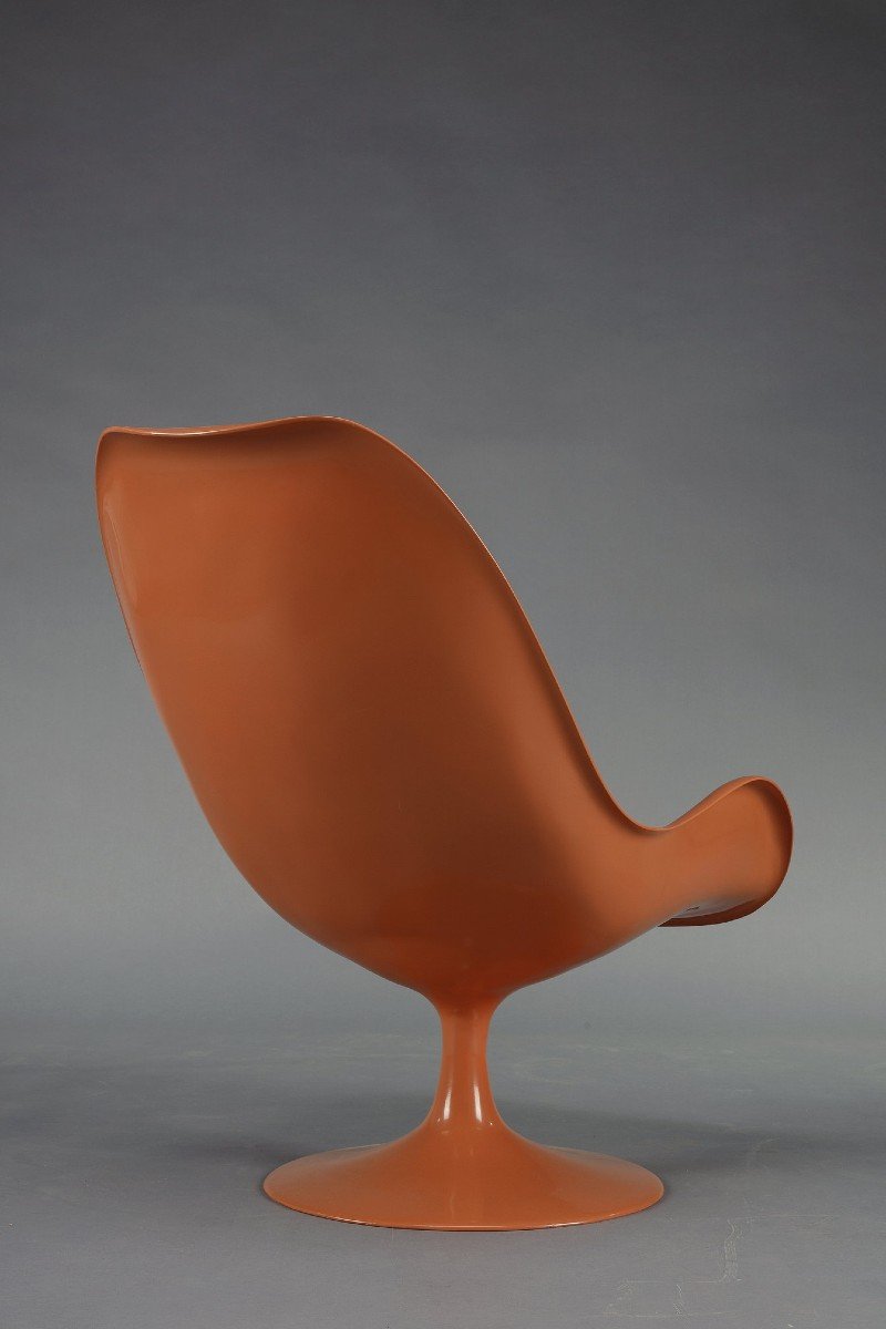 Ensemble De Salon Des Années 1970 : Chaises Tulipes Et Table Basse-photo-6
