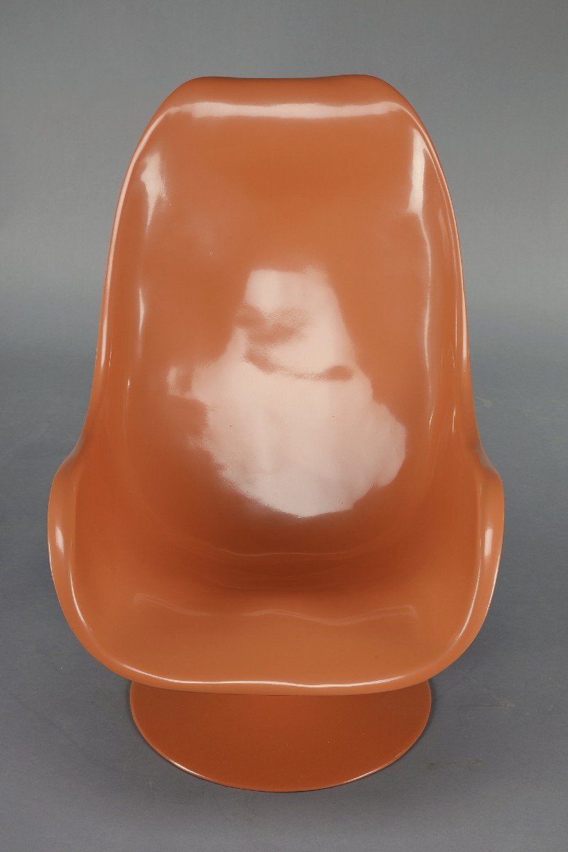 Ensemble De Salon Des Années 1970 : Chaises Tulipes Et Table Basse-photo-7