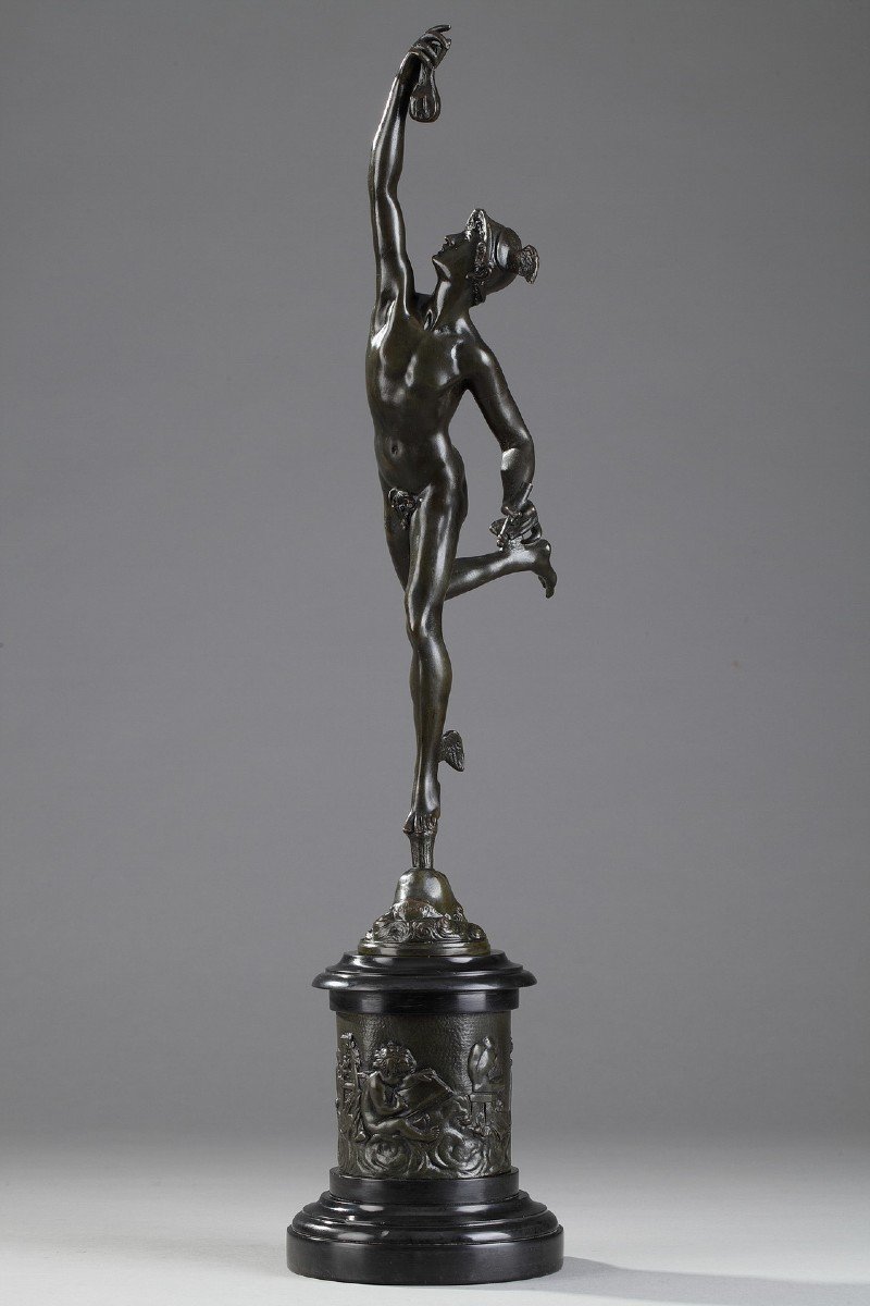 Pair Of “mercury” And “fortune” Sculptures After Jean De Bologne-photo-4