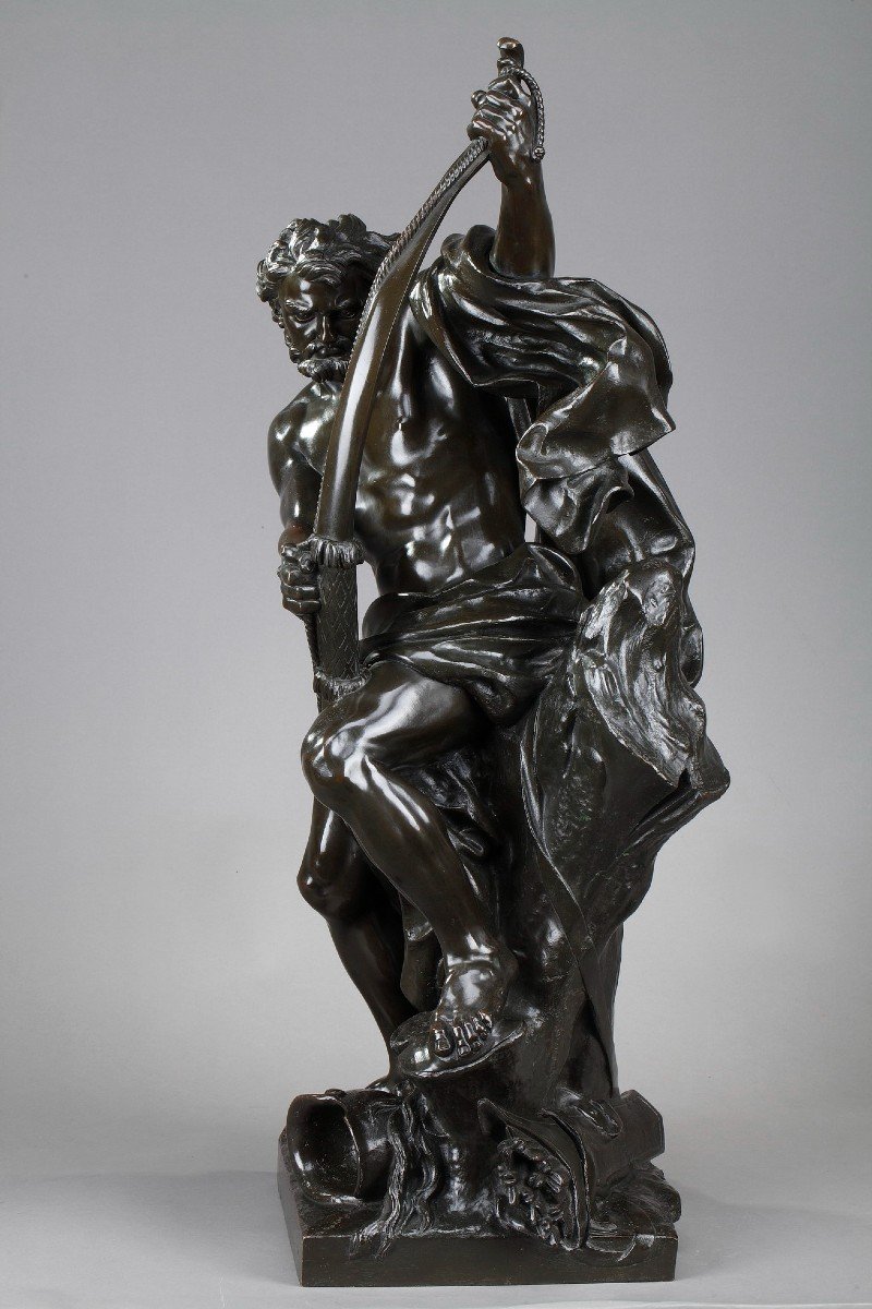 "soldat Bandant Un Arc" d'Après Jacques Bousseau-photo-2