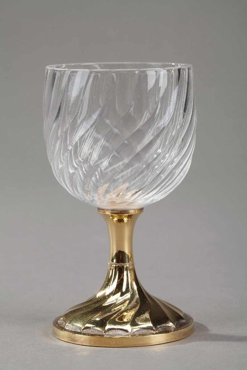 Louis XV Style Crystal Drinks Service, Maison Boin-taburet-photo-3