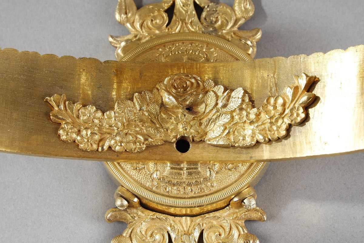 Pair Of Restoration Period Gilt Bronze Sconces -photo-8