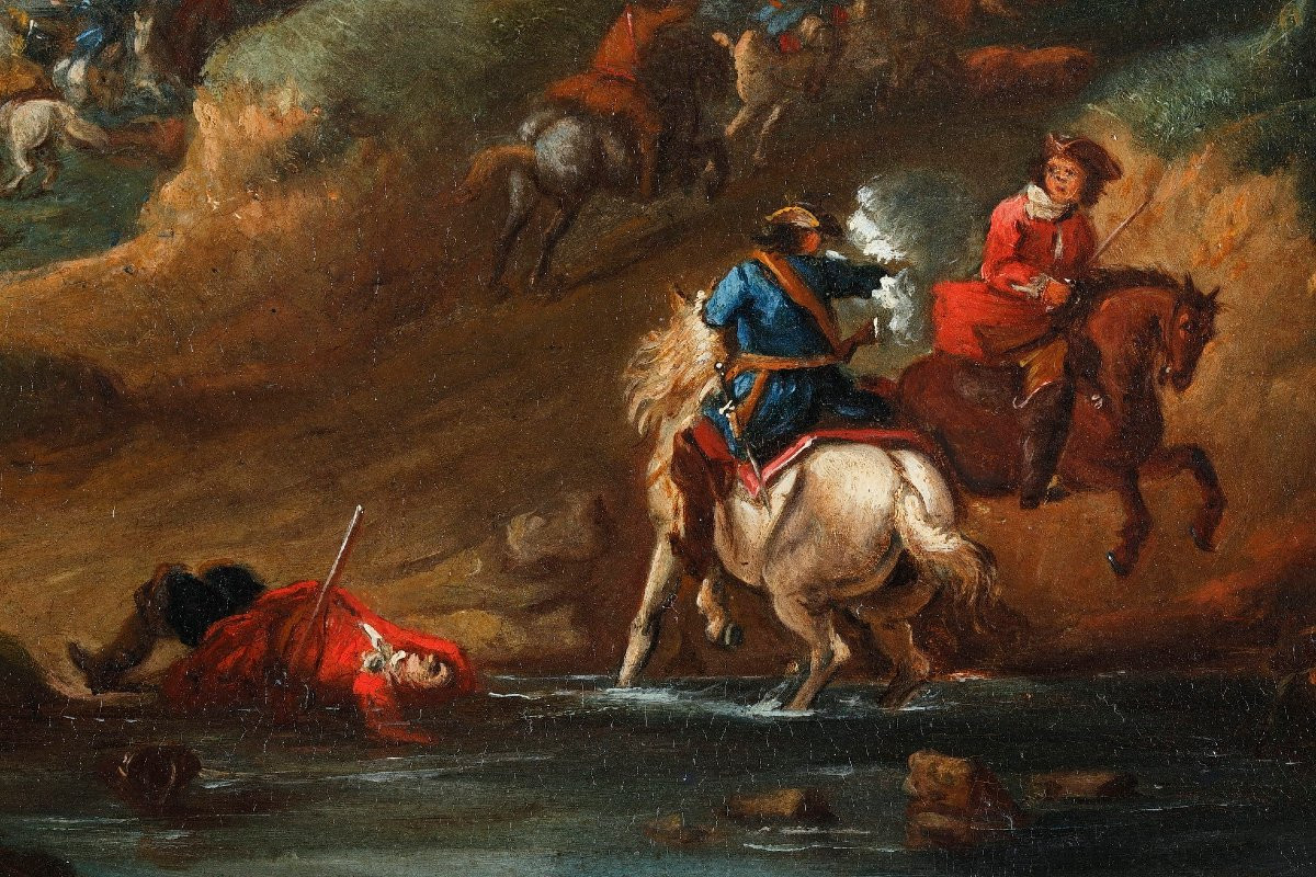 Deux paysages attribués à Elias Martin, XVIIIe siècle-photo-6