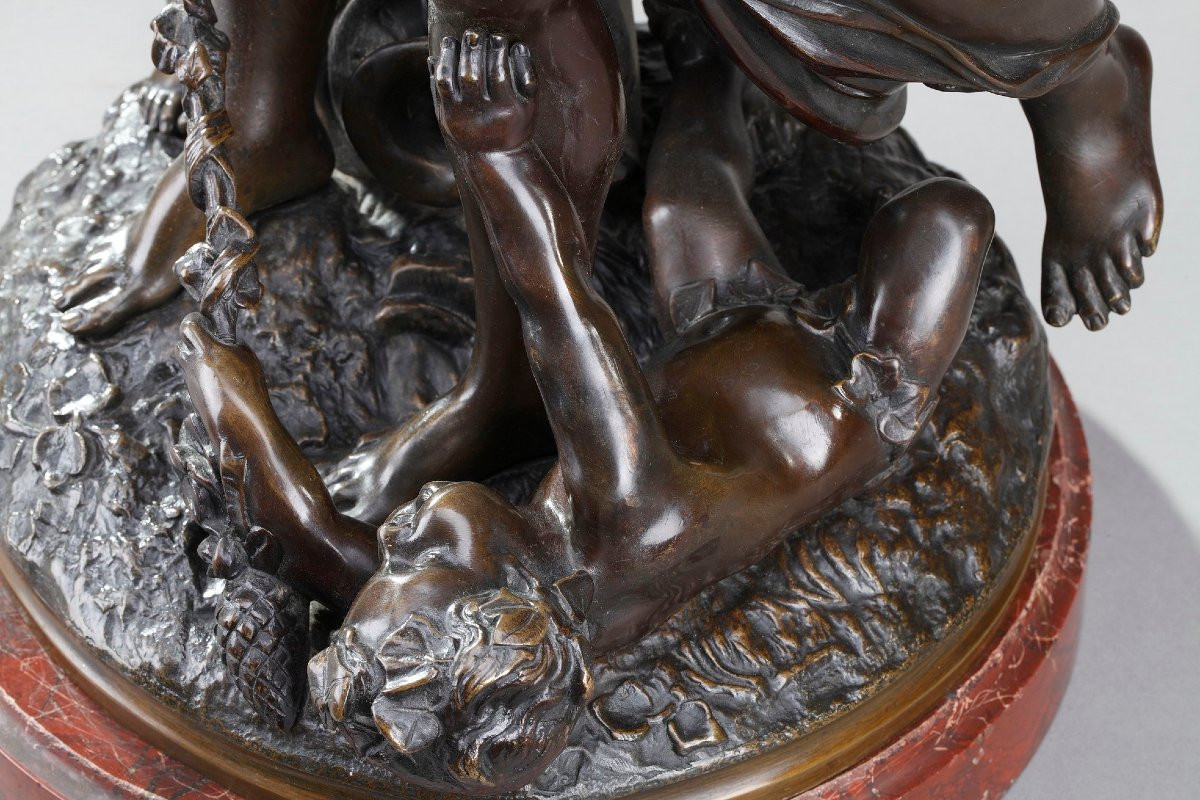 "Bacchantes et putti dansant" d'après Clodion-photo-6
