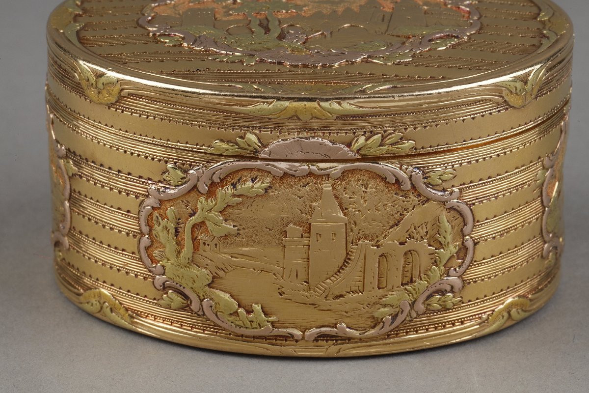 Louis XV Gold Snuffbox, Master Goldsmith Dominique François Poitreau-photo-2