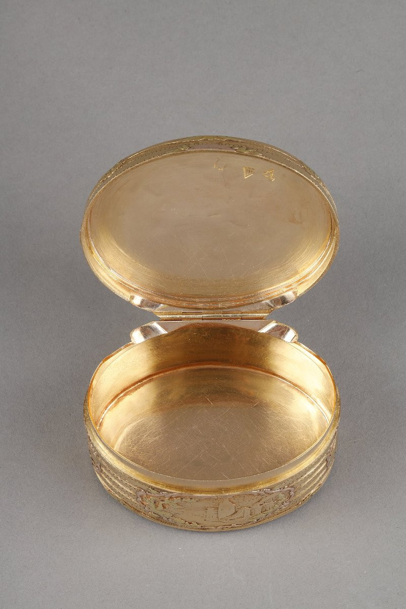 Louis XV Gold Snuffbox, Master Goldsmith Dominique François Poitreau-photo-6