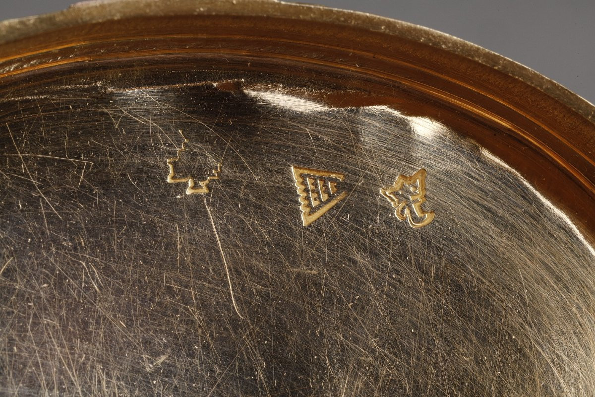 Louis XV Gold Snuffbox, Master Goldsmith Dominique François Poitreau-photo-7
