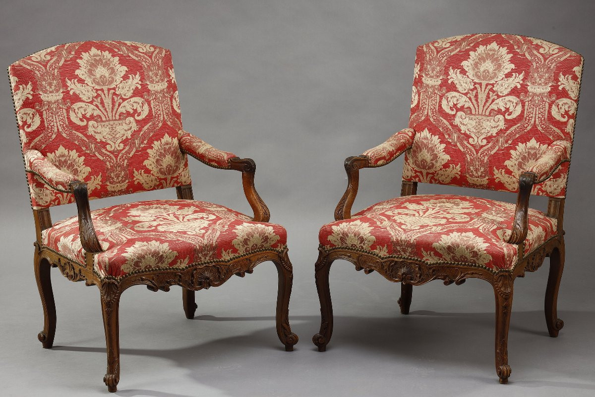 Set Of Four Napoleon III Salon Armchairs-photo-2