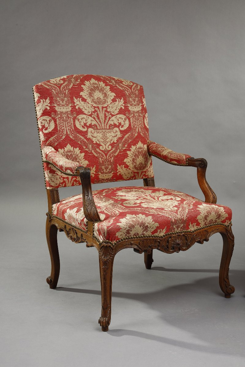 Set Of Four Napoleon III Salon Armchairs-photo-3