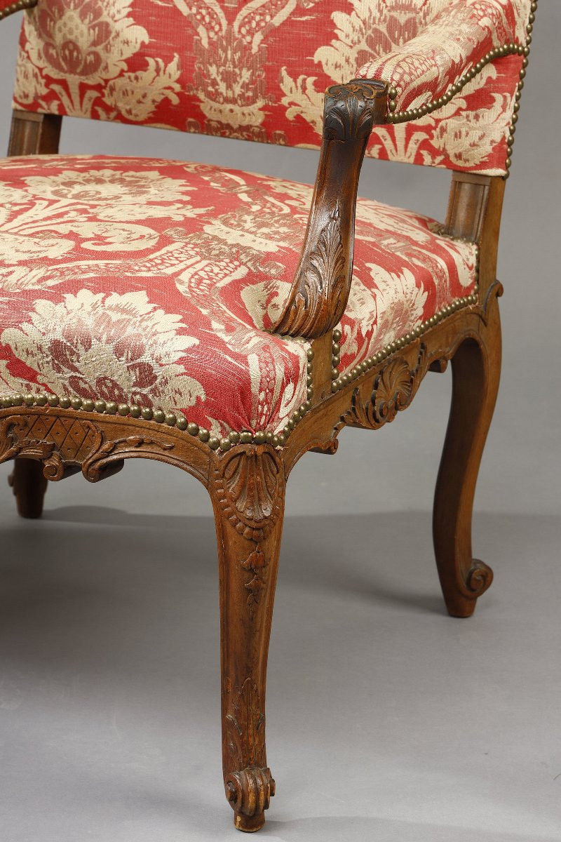 Set Of Four Napoleon III Salon Armchairs-photo-4