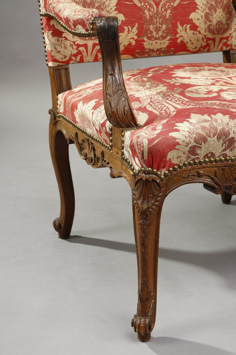 Set Of Four Napoleon III Salon Armchairs-photo-6