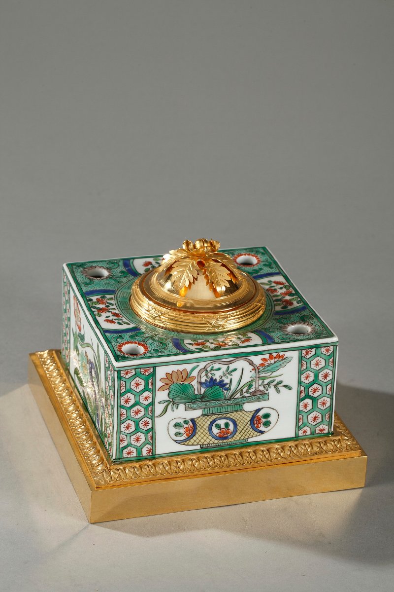 Porcelain Inkwell By Samson From The -photo-4
