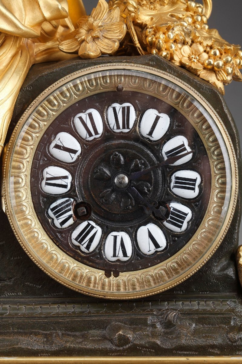 Louis-philippe Ormolu Clock "esmeralda" Or "dancer With A Tambourine"-photo-4