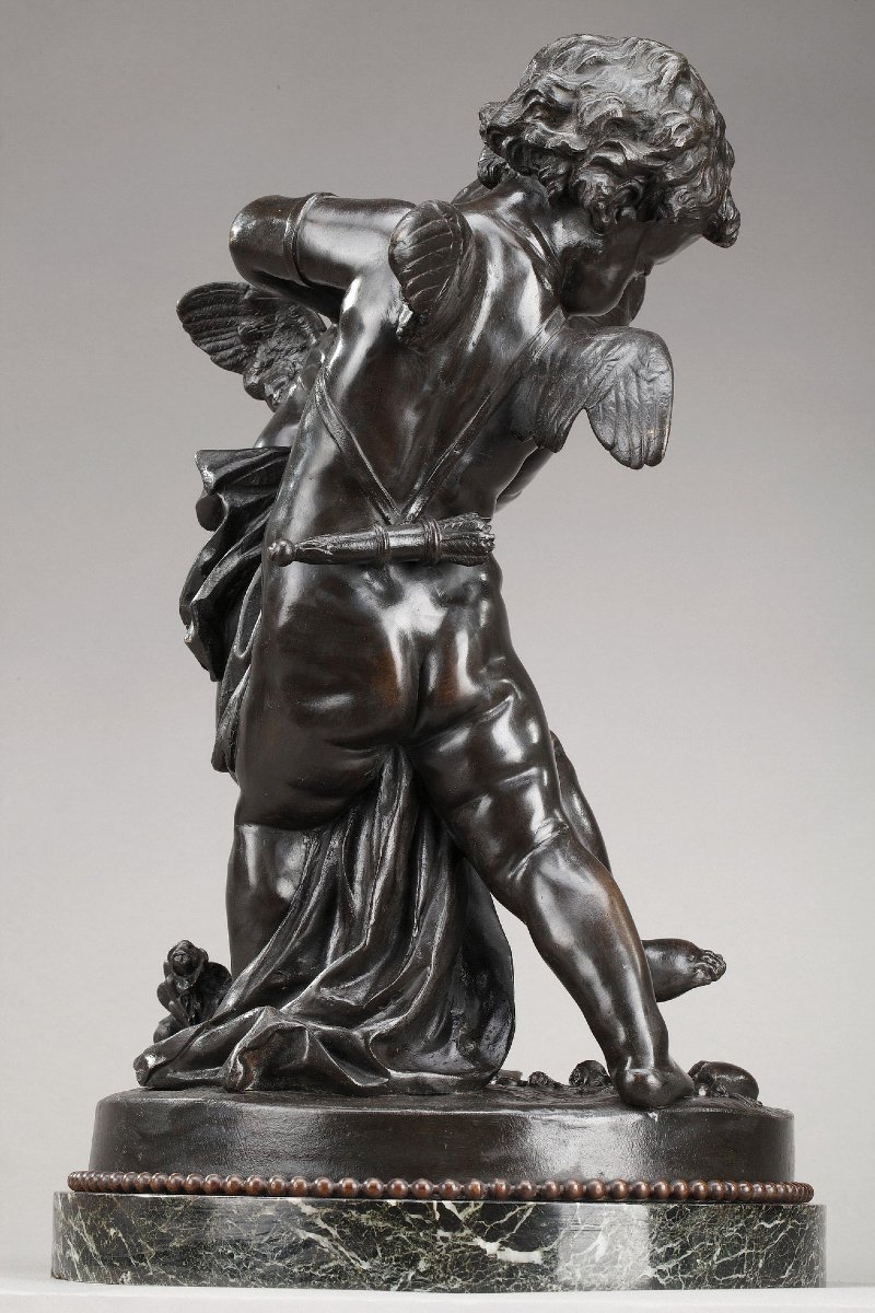 19th Century Bronze Group After Falconet-photo-3
