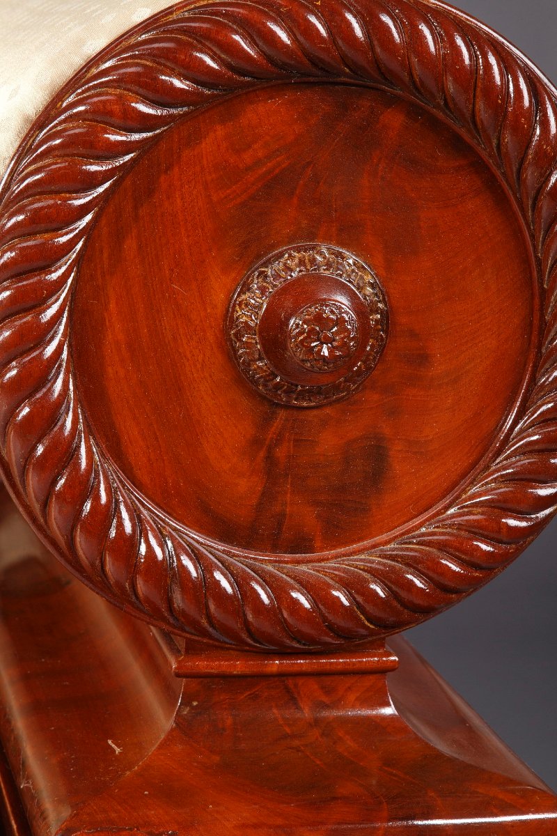Biedermeier Mahogany Sofa, Austria, 1830-photo-3