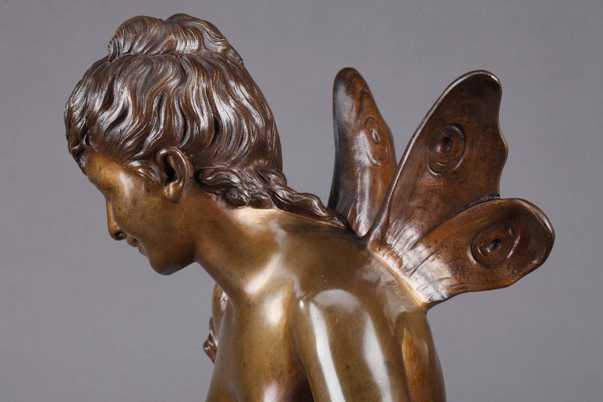 Sculpture Titled “psyche And Love” By Jean Bulio-photo-2
