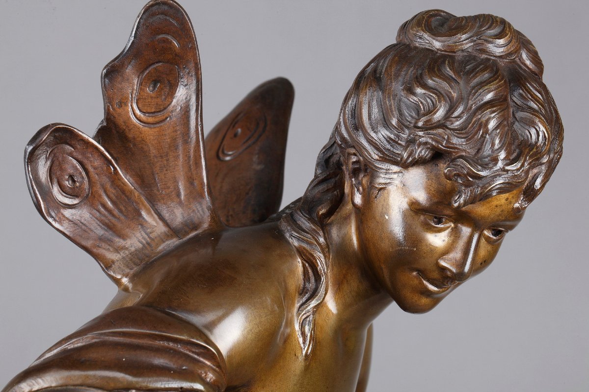 Sculpture Titled “psyche And Love” By Jean Bulio-photo-4