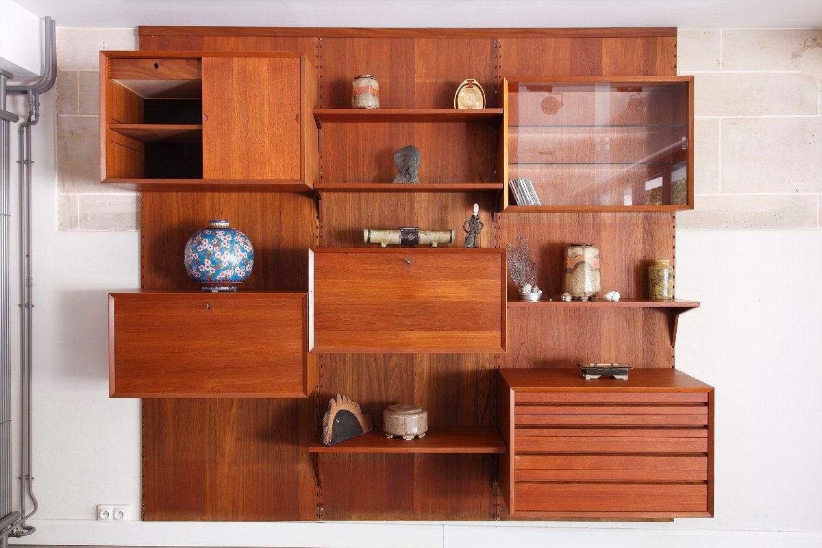 Étagère scandinave Cadovius - 3 panneaux