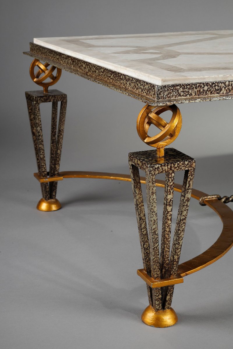 Table basse dans le goût de Gilbert Poillerat -photo-5