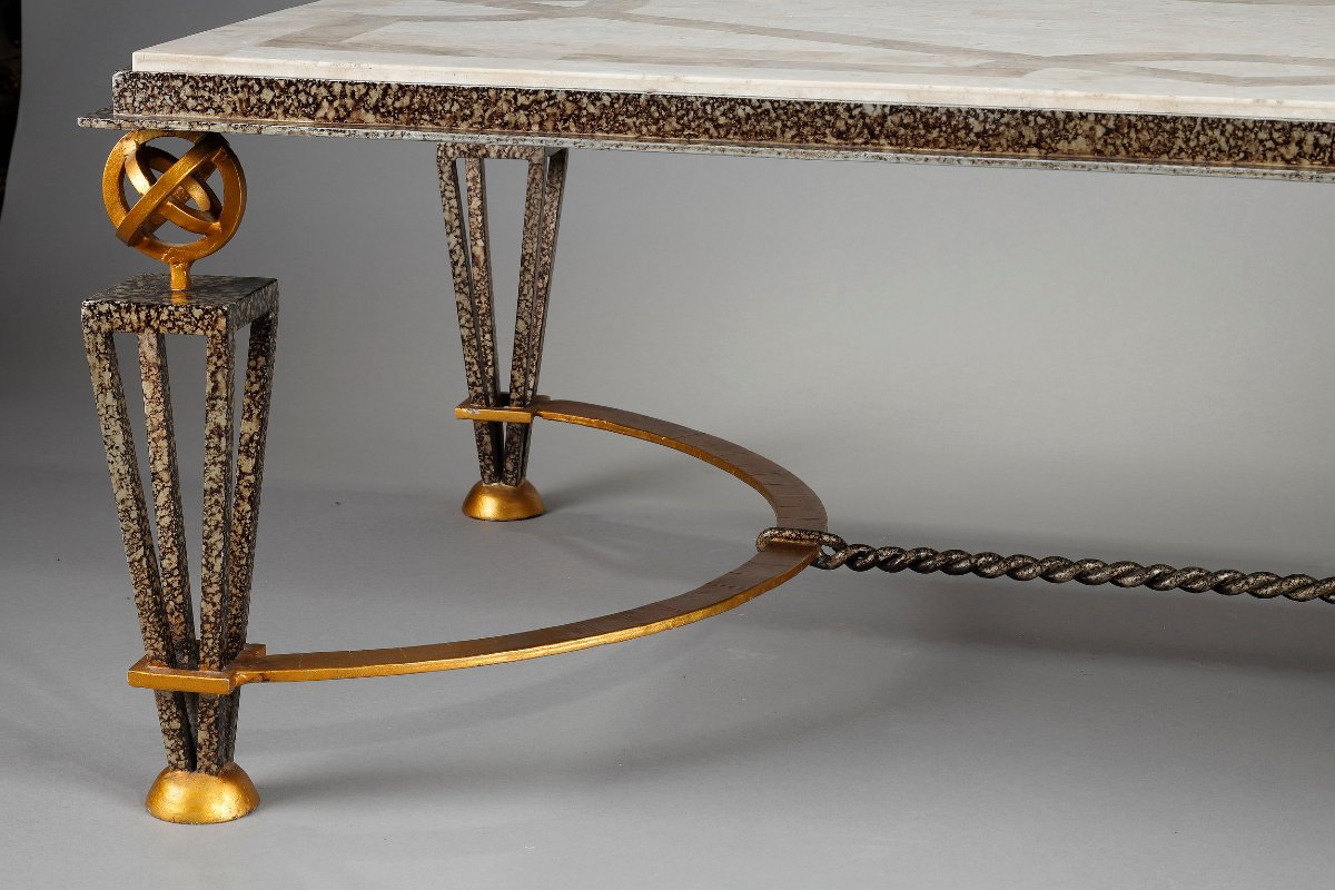 Table basse dans le goût de Gilbert Poillerat -photo-7