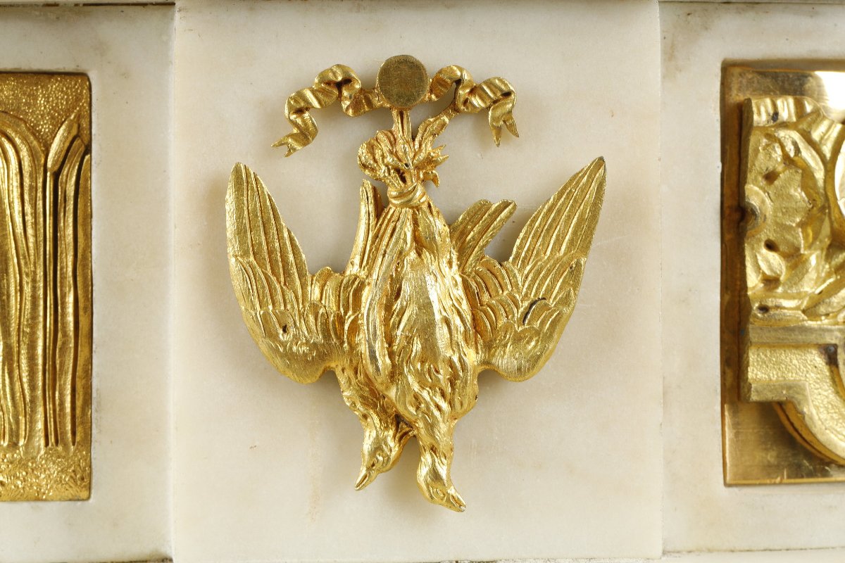 Pendule Diane Chasseresse et Actéon, d'époque Louis XVI-photo-7