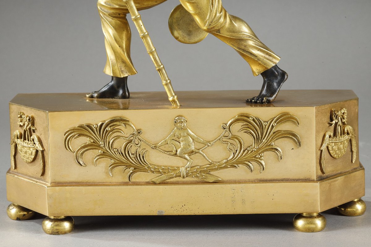 "au Portefaix" Clock, From The Empire Period-photo-6