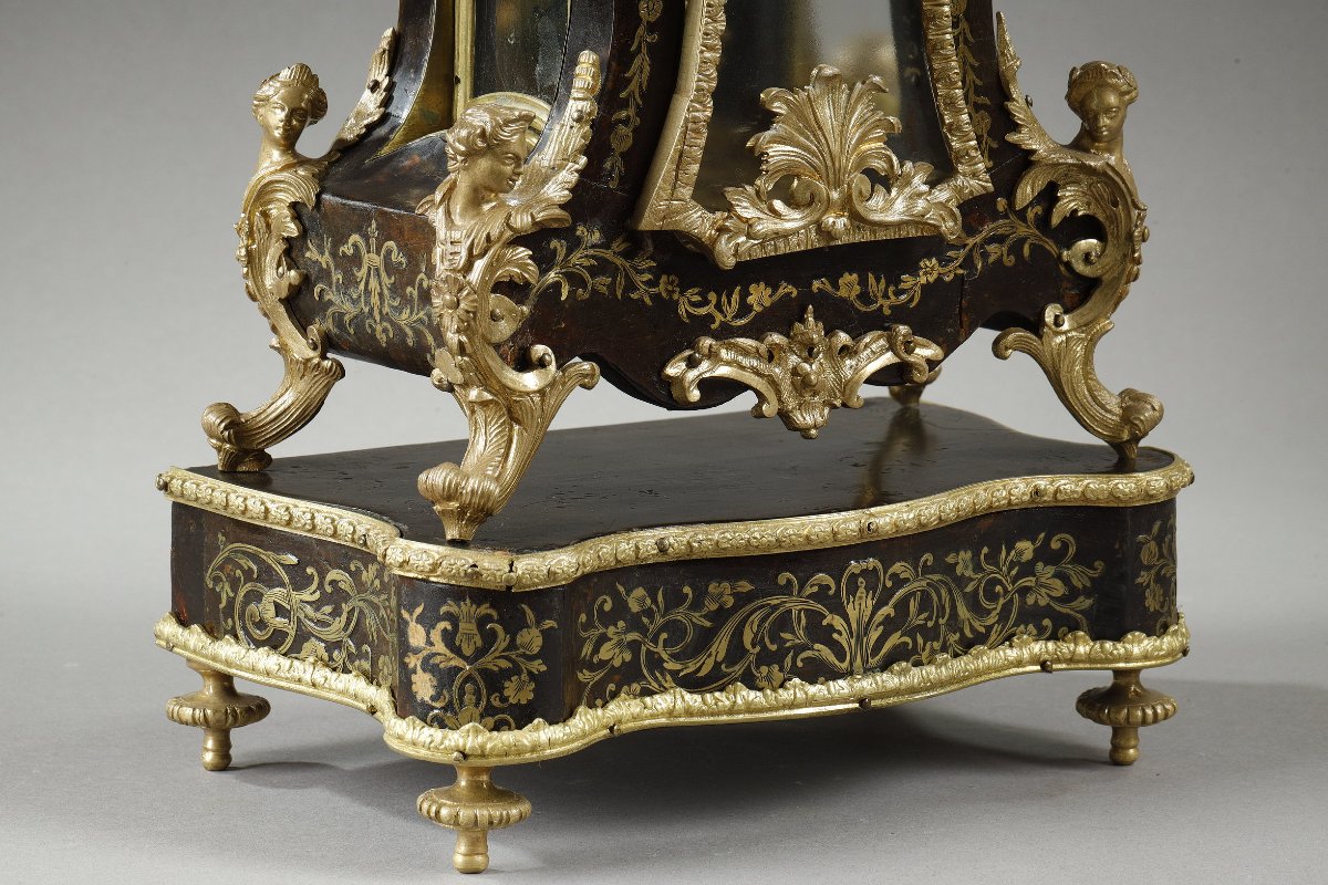 Small Tabletop Cabinet With Boulle Marquetry, Napoleon III Period-photo-7