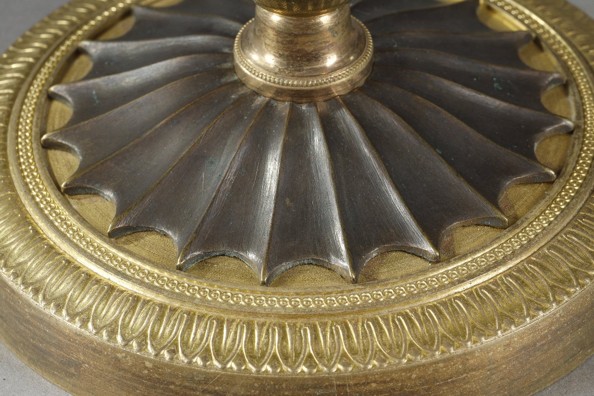 Paire de bougeoire d'époque empire-photo-8