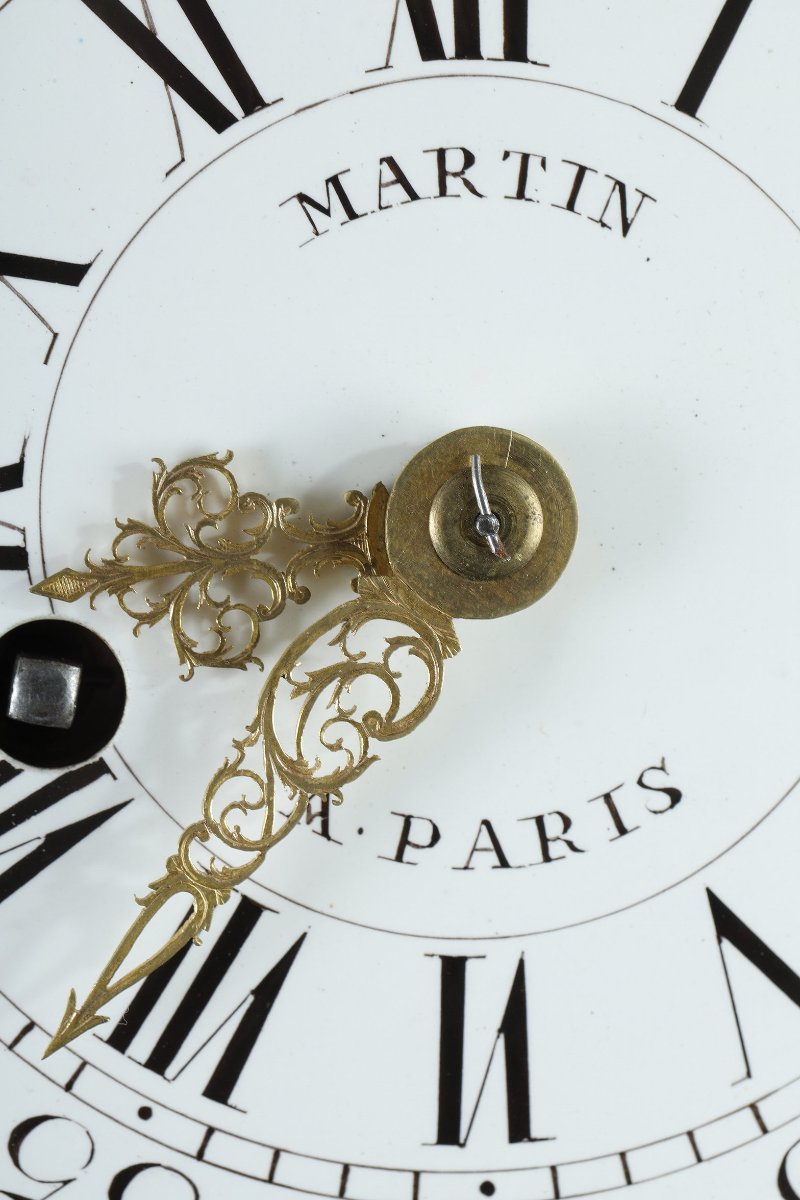 Louis XV-era Bronze Clock, With A Dial Signed “martin à Paris”-photo-1