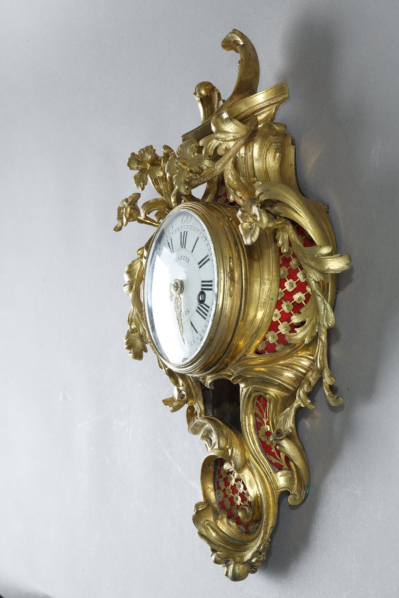 Louis XV-era Bronze Clock, With A Dial Signed “martin à Paris”-photo-8