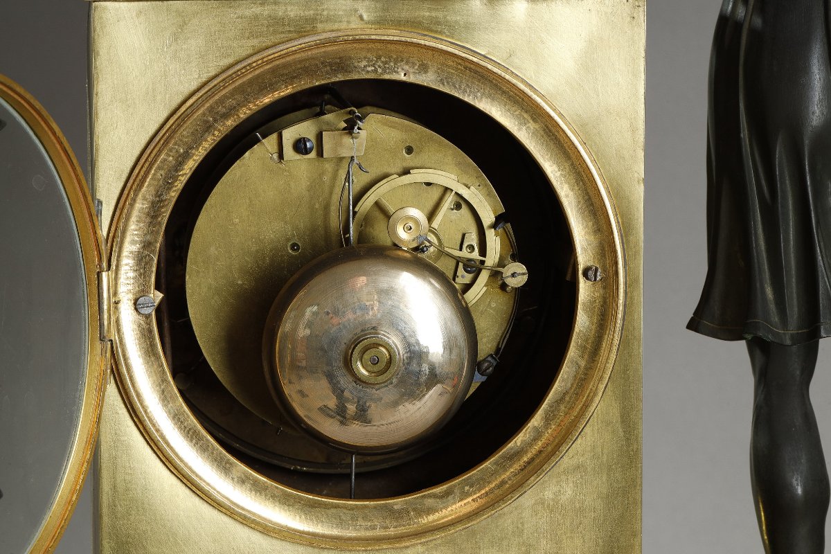 Grande Pendule de cheminée  Socrate buvant la Ciguë-photo-8