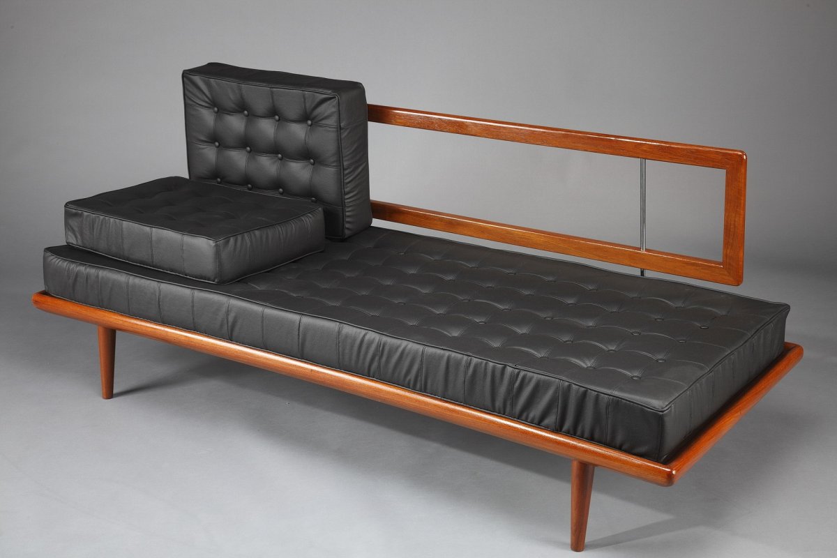 Scandinavian 2-seater Sofa By Peter Hvidt & Orla Mølgaard Nielsen-photo-7