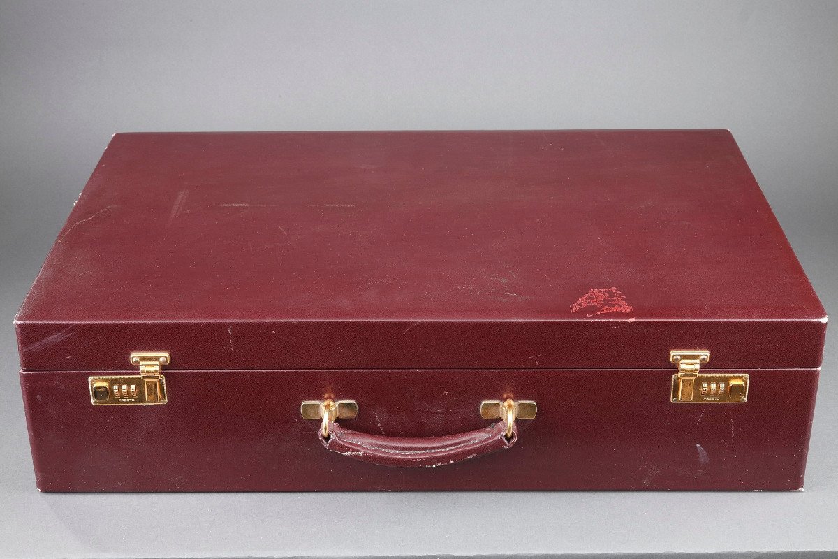 Silver-gilt Dressing-table Service By Lionel Alfred Crichton, London, 1917-photo-8