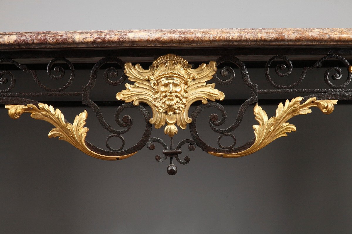 Very Large Louis XV-style Console Table-photo-1