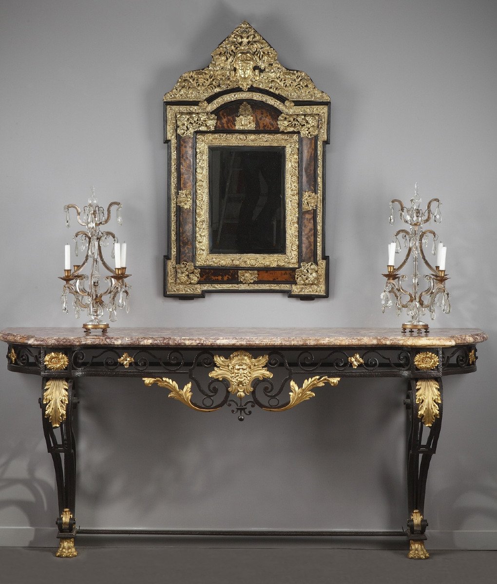 Very Large Louis XV-style Console Table-photo-8