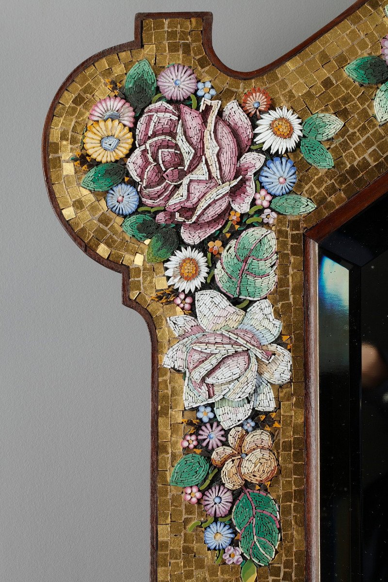 Late 19th Century Micromosaic Mirror, Venice-photo-1