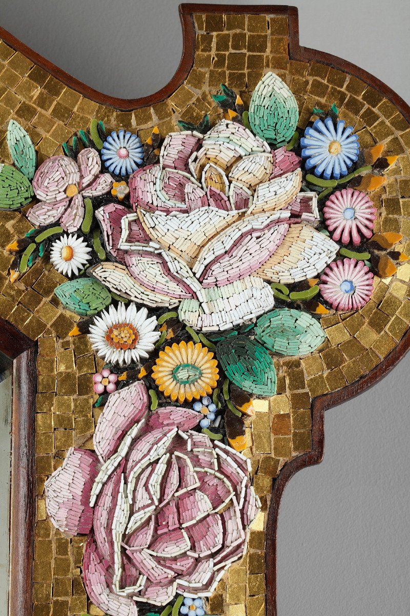 Late 19th Century Micromosaic Mirror, Venice-photo-6