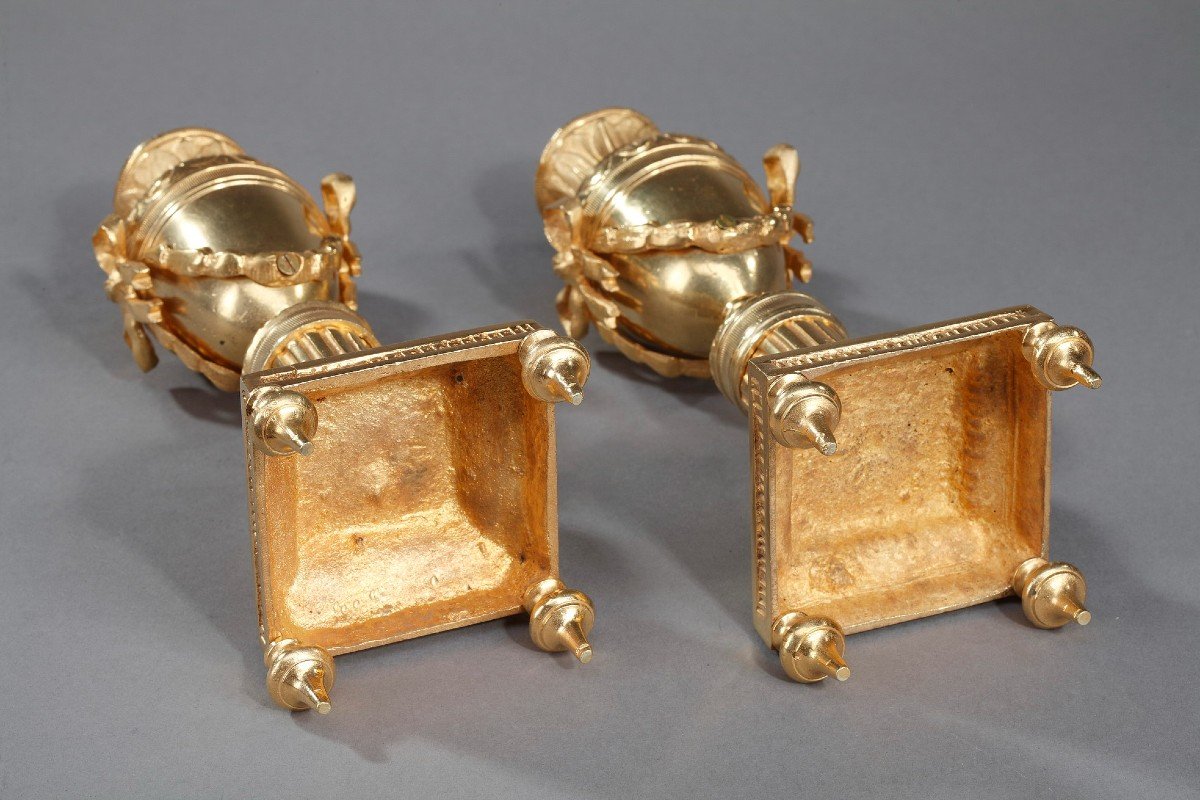Pair Of Louis XVI Style Cassolettes-photo-7