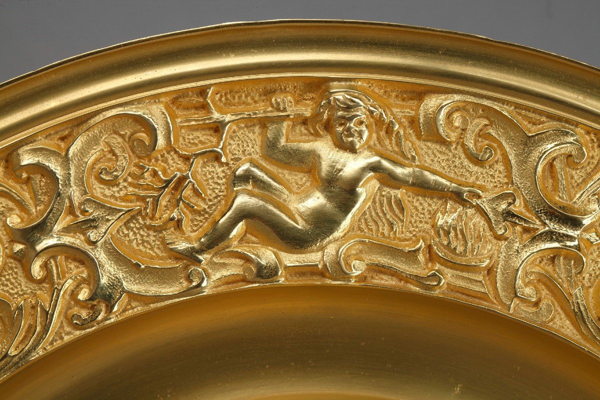 Gilt Bronze And Silver Cup-photo-6