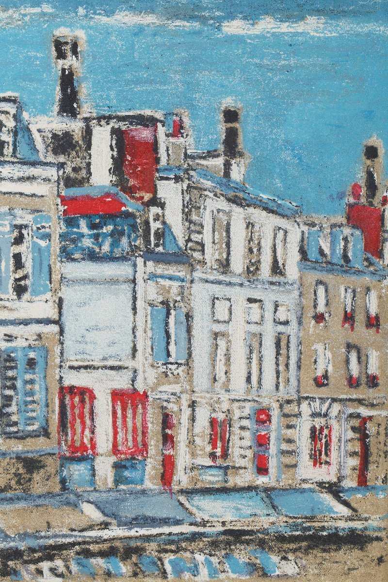 Four Engravings Of Paris By Orfeo Tamburi-photo-2