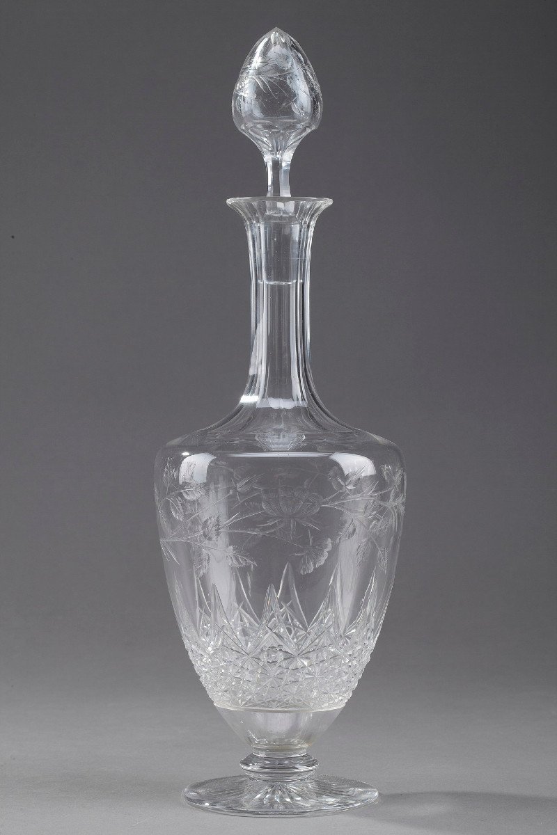 Set Of Crystal Ewer And Carafe -photo-4