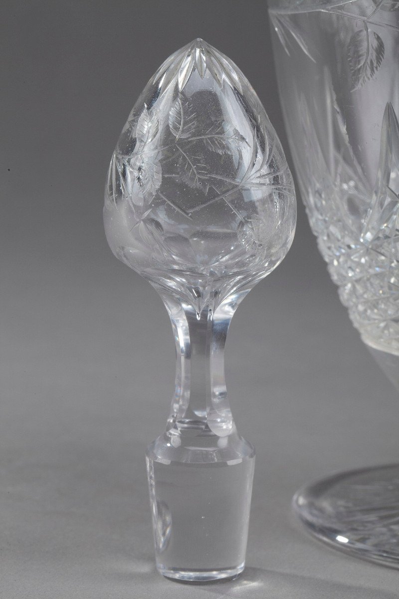 Set Of Crystal Ewer And Carafe -photo-6